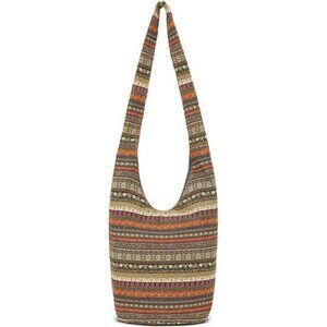 Women Shoulder Handbags Fashion canvas Hippie Crossbody Bags Bohemian Animal